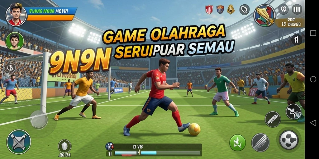 Gameplay seru dan menarik di 9N9N dengan berbagai pilihan olahraga.