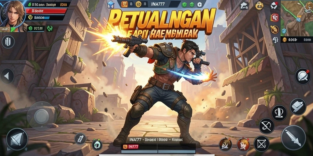 Tampilan gameplay INA777 yang menegangkan dan penuh aksi.