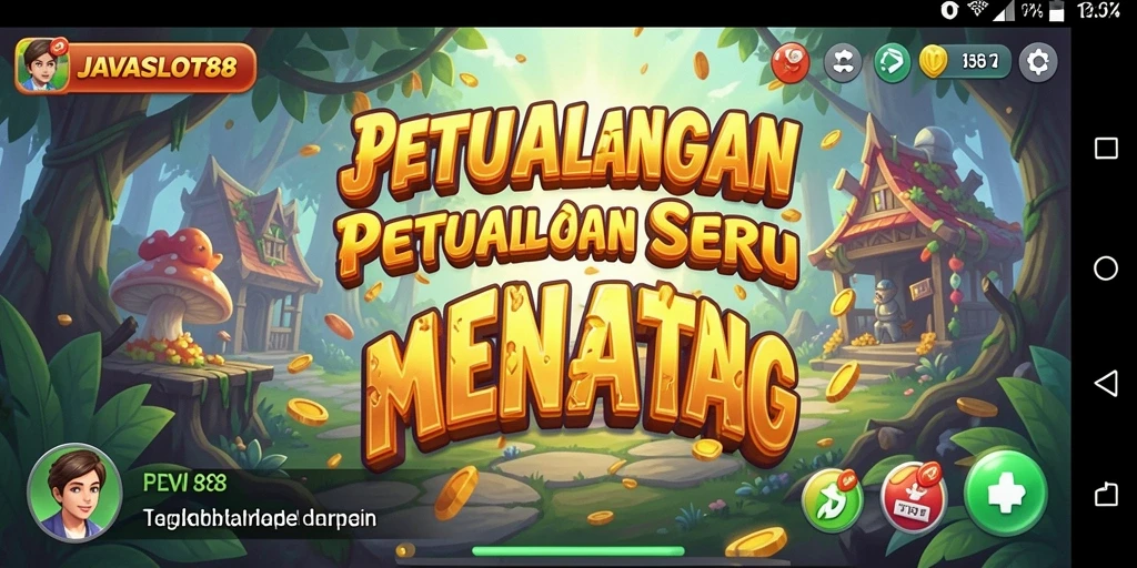 Tampilan gameplay seru di JAVASLOT88 dengan berbagai tantangan.