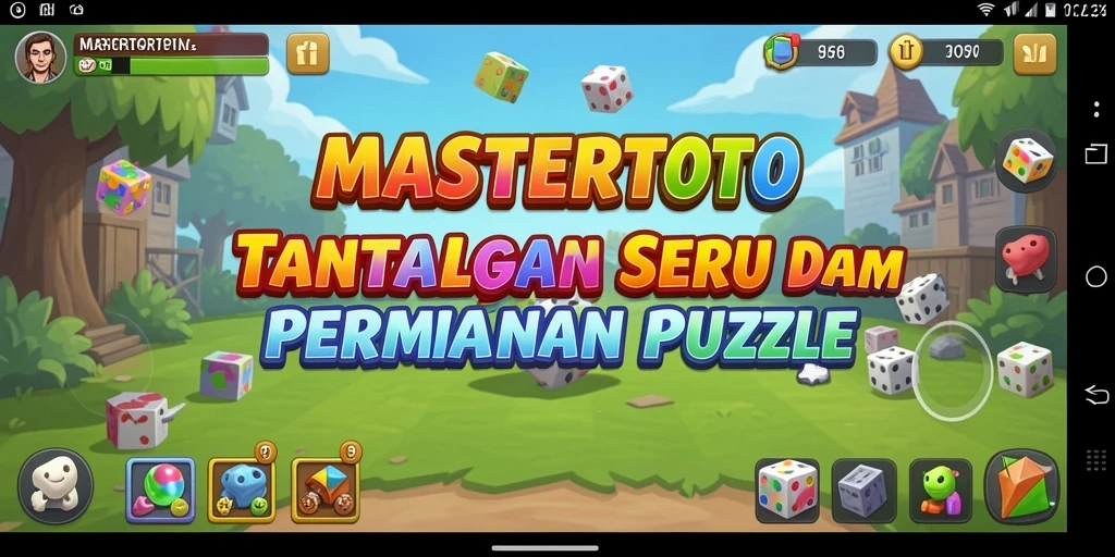 Screenshot MASTERTOTO menunjukkan momen seru dari gameplay Puzzle.