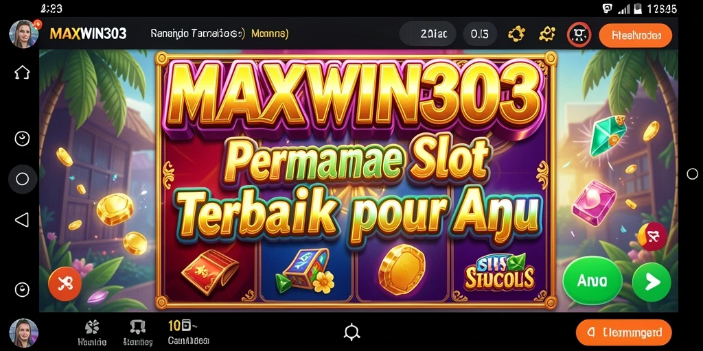 Screenshot MAXWIN303 menampilkan gameplay Slot yang menarik dan interaktif.