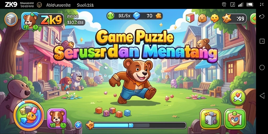 Gameplay ZK9 menghadirkan teka-teki menarik dan tantangan seru.